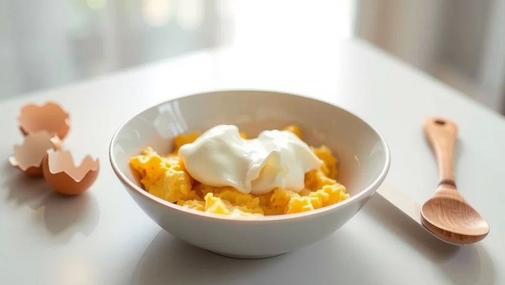 Äggröra recept för 1 portion