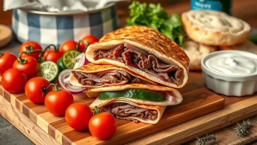 Äkta grekisk gyros recept hemma