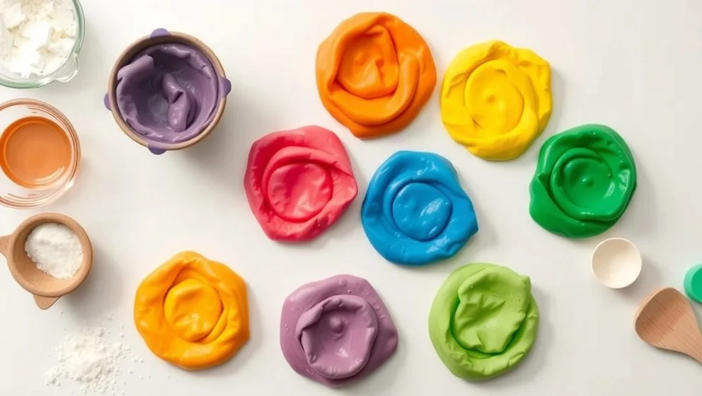 Gör ditt eget play doh hemma