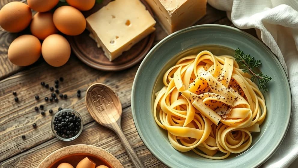 Cacio e pepe recept från Italien själv