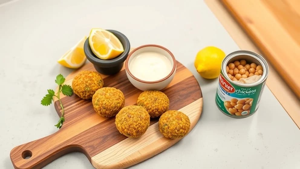 Bästa falafel recept med kikärtor på burk