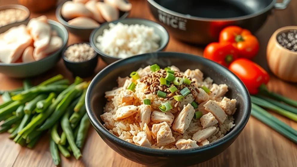 Hur gör man bästa fried rice med kyckling