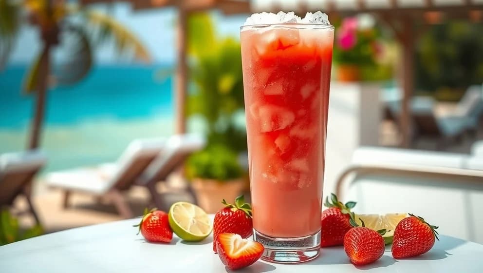 Gör din egen fryst jordgubbsdaiquiri hemma