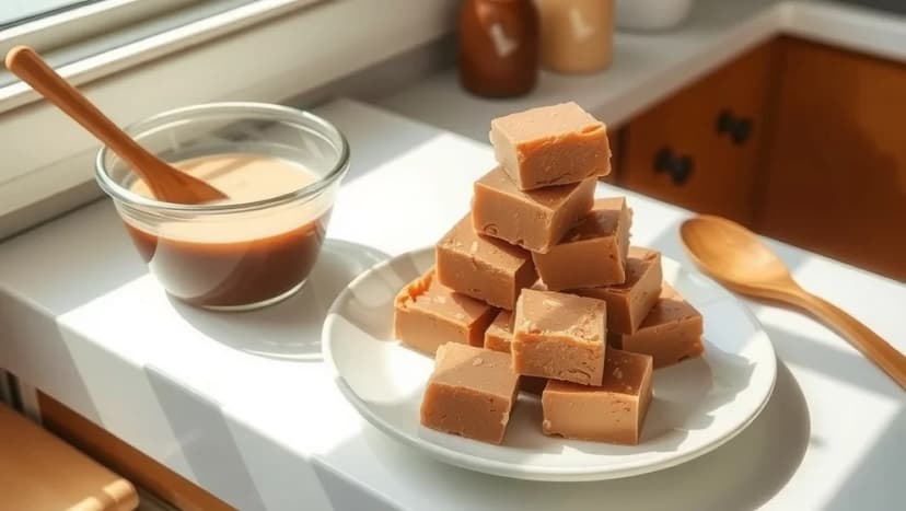 Godaste fudgen med kondenserad mjölk