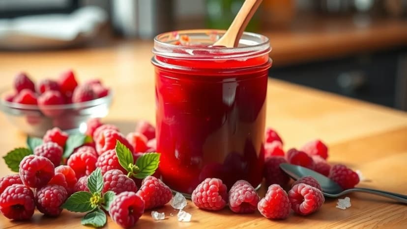 Gör hallonsylt med frysta hallon hemma