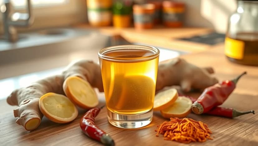 Ingefära shot recept chili hemma