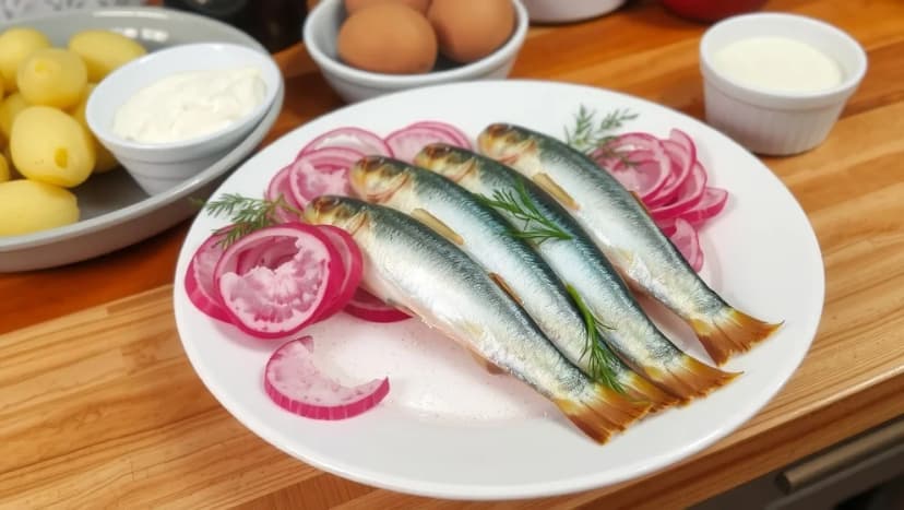 Så gör du inlagd sill på bara 5 minuter