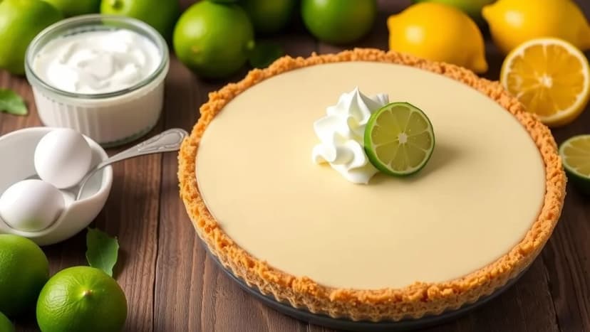 Enkel key lime pie recept från hemmet