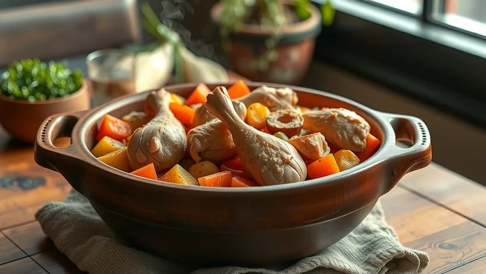 Kyckling i lergryta recept som smakar gott