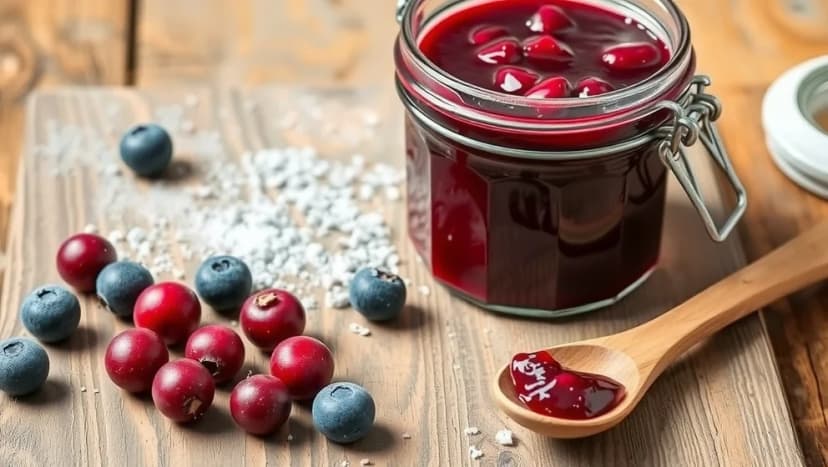 Lingonsylt recept med frysta bär