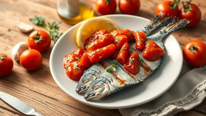 Makrill i tomatsås hemma på 20 minuter
