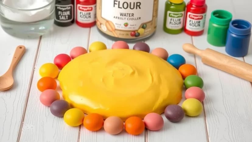 Gör din egen play doh lera hemma