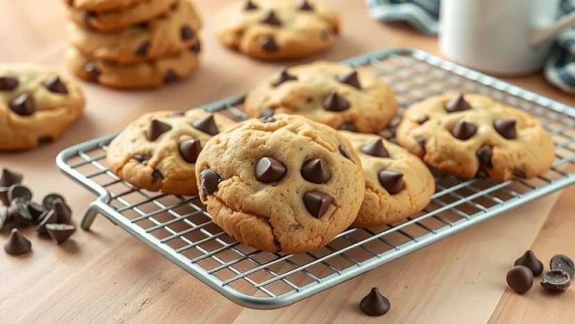 Bästa receptet för chokladchipkakor hemma