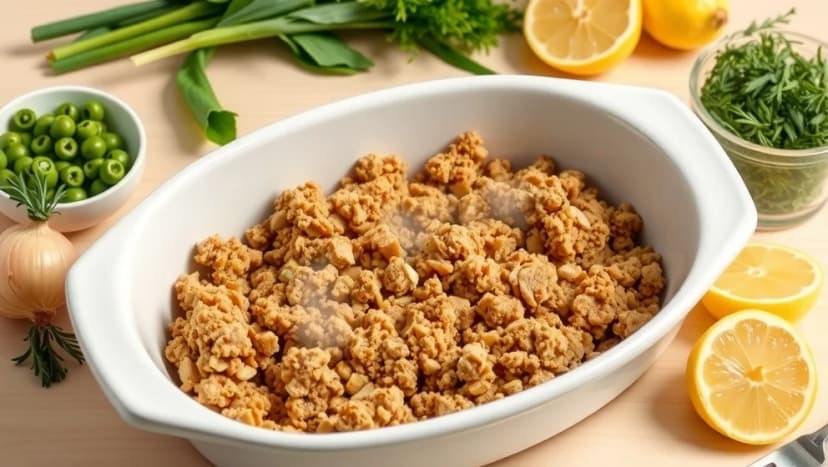 Recept kycklingfärs i ugn som blir saftig och god