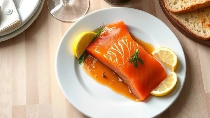 Gravad lax som huvudrätt hemma