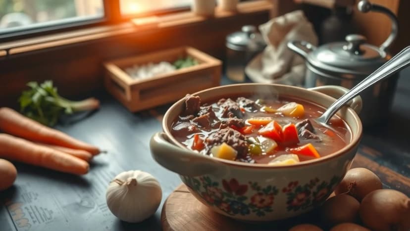 Gammaldags köttsoppa som mormor lagade den