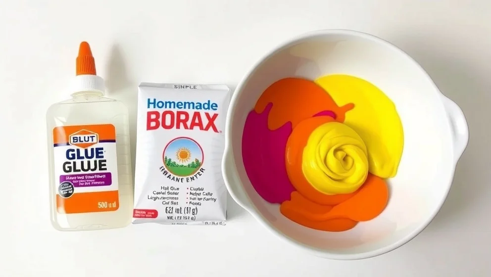 Slime recept med 2 ingredienser som fungerar