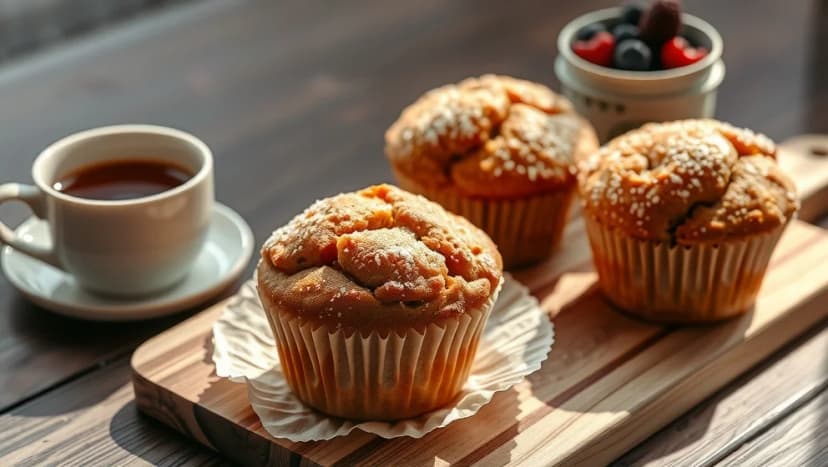 Stora saftiga muffins recept som alla älskar