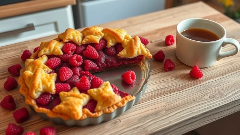 Världens godaste hallonpaj receptet