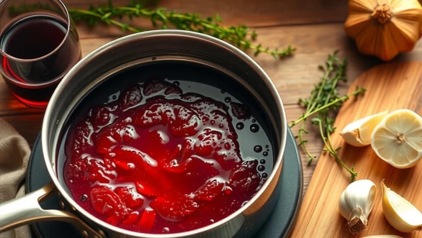 Världens godaste rödvinssås recept