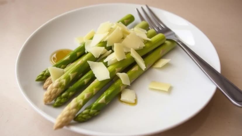 Vit sparris med parmesan recept
